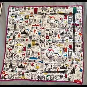 Henri Bendel Silk Scarf